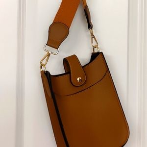 Brown Leather Crossbody